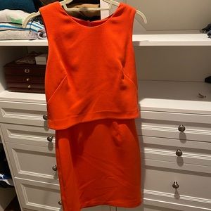 Eliza J orange dress